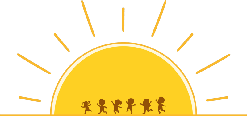 Rise to Wellness sun logo